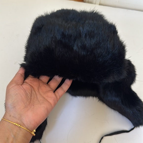 Crown cap real rabbit fur hat - Picture 2 of 9